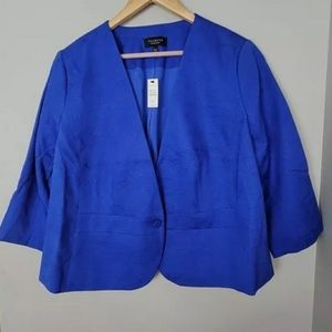 Talbots 18wp Brocade Blazer NWT